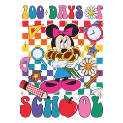 100 Days Of School Minnie Mouse SVG