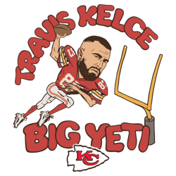 Chiefs Travis Kelce Big Yeti SVG