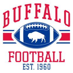 Vintage Buffalo Football Est 1960 SVG1