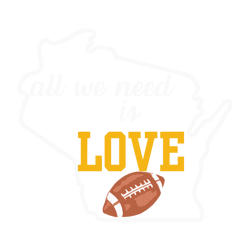 All We Need Is Love Football Map SVG1