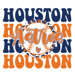 Houston Astros Baseball Mlb SVG