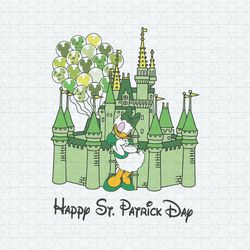 Daisy Duck Happy St Patricks Day SVG