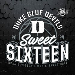 Duke Blue Devils Sweet Sixteen Mens Basketball SVG