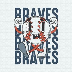 Funny Braves Baseball Mlb Team SVG