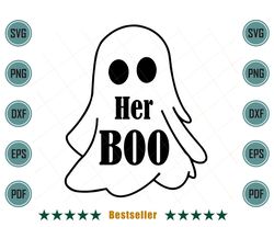 Halloween Couple Lovers Her Boo For Boyfriend Svg