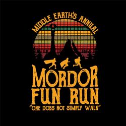 Mordor Fun Run One Does Not Simply Walk Svg, Trending Svg, Mordor Fun Run Svg, Simply Walk Svg, Running Svg, Funny Runni