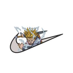 Nike x Trunks Logo Embroidery Design Instant Download