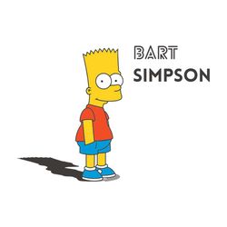 Bart Simpson svg, Cartoon Svg, The Simpsons Svg, Dad Svg, Boy Svg, Funny Svg, Cartoon Cricut Svg, Silhouette Cricut, Tre