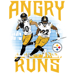 Angry Runs Steelers Jaylen Warren And Najee Harris PNG