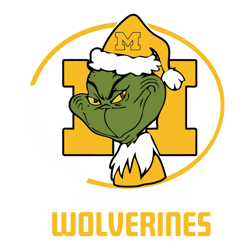 I Hate People But I Love My Michigan Wolverines SVG
