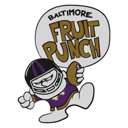 Funny Baltimore Ravens Fruit Punch SVG