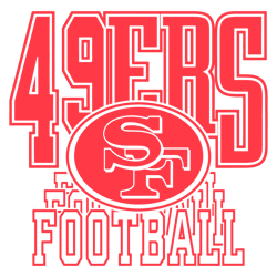 Vintage Nfl 49ers Football Logo SVG