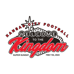 Kansas City Football Welcome To The Kingdom SVG