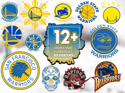 12 Files Golden State Warriors Svg Bundle, Warriors Logo Svg