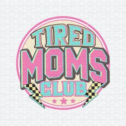 Tired Moms Club Lightning Bolt SVG