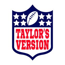 Taylors Version NFL Football Svg Chief Svg File