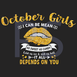 October Girls  Birthday Svg DigitalBirthday Shirt Birthday Gifts