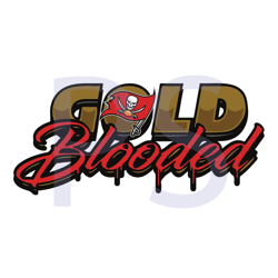 Gold Blooded Tampa Bay Buccaneers Svg