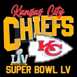 Kansas City Chiefs Super Bowl LV Svg KC