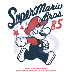 Nintendo Super Mario Brothers 85 Vintage Stars Svg, Trending Svg, Super Mario Svg, Super Mario Game Svg, Super Mario Lov