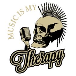 Therapy Skull Singer Svg, Trending Svg, Skull Svg, Microphone Svg, Music Svg, Skull Singer Svg, Cool Skull Svg, Musician