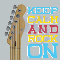 Keep Calm And Rock On Svg, Trending Svg, Keep Calm Svg, Guitar Svg, Guitar Artist Svg, Guitarist Svg, Guitar Lovers, Gui
