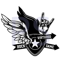 Rock Game Svg, Trending Svg, Rock Svg, Game Svg, Wings Svg, Hand Sign Svg, Rock Sign Svg, Rock Icon Svg, Music Svg, Rock