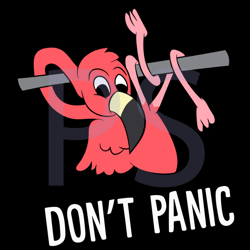 Cute Flamingo Dont Panic Svg, Trending Svg, Flamingo Svg, Cute Flamingo Svg, Panic Flamingo Svg, Dont Panic Svg, Vintage
