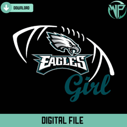 Eagles Girl Football Svg Digital Download