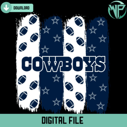 Dallas Cowboys Football Pattern Svg