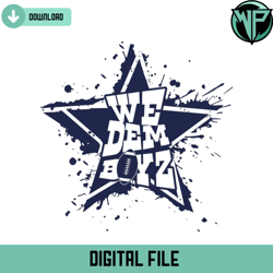 Star We Dem Boyz Svg Cricut Digital Download