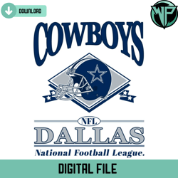 Vintage Dallas Cowboys NFL National Football League Svg
