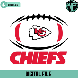 Kansas City Chiefs Football Svg Digital Download2