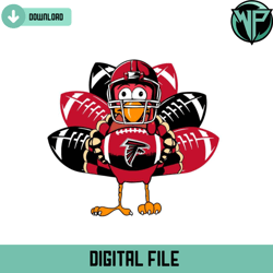 Atlanta Falcons Turkey Svg Digital Download