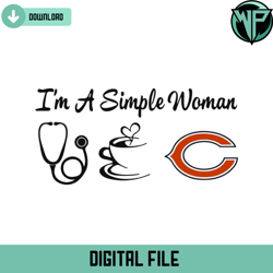 I Am A Simple Woman Bears Svg Digital Download