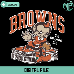 browns elf football go browns go svg digital download
