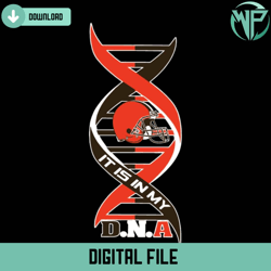Cleveland Browns It Is My DNA Svg