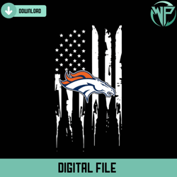 Denver Broncos Flag Svg Cricut Digital Download