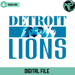 Vintage Detroit Lions Football Svg Digital Download3
