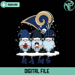 Los Angeles Rams Gnomes Svg Digital Download
