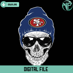 Skull San Francisco 49ers Svg Cricut Digital Download