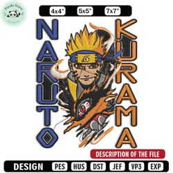 Naruto Poster Embroidery Design, Naruto Embroidery, Embroidery File, Anime Embroidery, Anime shirt,Digital download