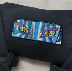 Akaza Embroidered Crewneck, Demon Slayer Embroidered Sweatshirt, Inspired Embroidered Manga Anime Hoodie
