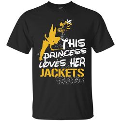 This Princess Love Her Georgia Tech Yellow Jackets T Shirts 1, Sport T-Shirt, Valentine Gift
