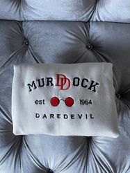 Murdock Avengers Dare Devil Embroidered Sweatshirt