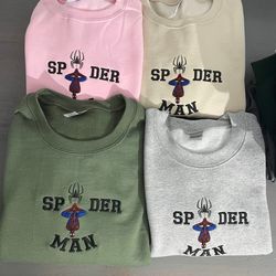 New Trend Spiderman Avenger Marvel Embroidered Sweatshirt