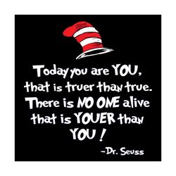 Today You Are You Dr Suess Svg, Dr Seuss Svg, Cat In The Hat Svg, Thing 1 Thing 2 Svg, Dr Seuss Quotes, Dr Seuss Book, S