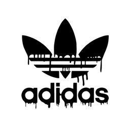Dripping Adidas Logo Svg