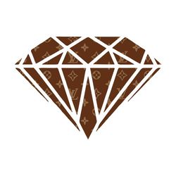 Lv Brown Diamond Logo Svg