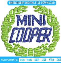 Mini Cooper Logo Embroidery Design Download Car Brand Logo Embroidery